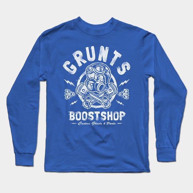 Grunts Boost Shop Long Sleeve T-Shirt by BWartwork